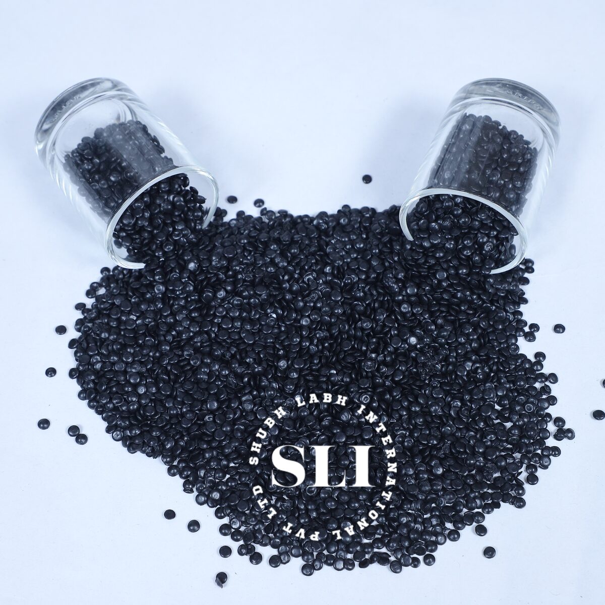 PP Black 100 Shining recycled granules by Singhal Plastics