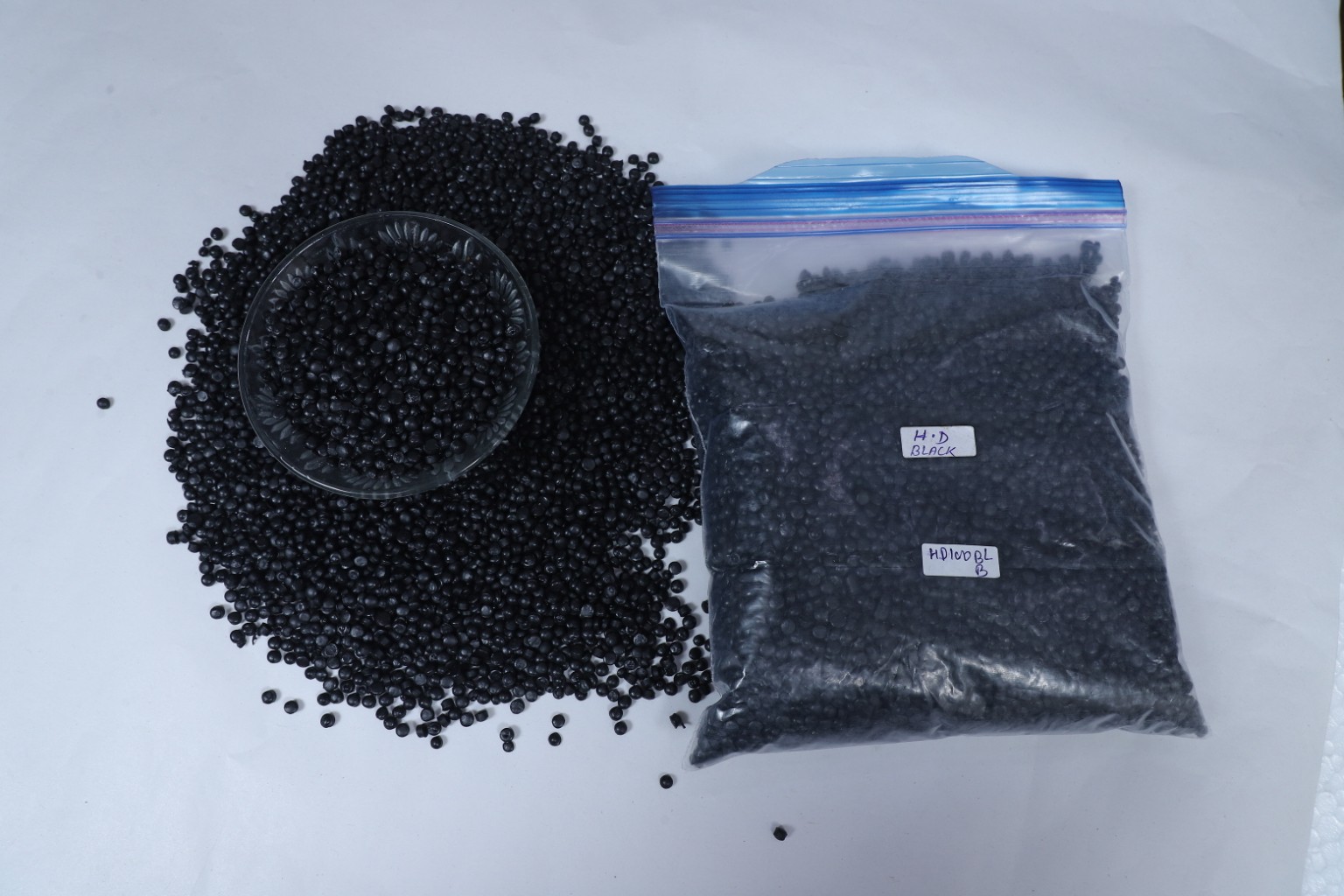 HDPE Black recycled granules